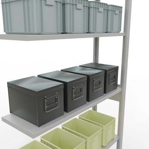 Image du produit Schulte Lagertechnik Système d'assemblage de rayonnages MULTIplus85 avec traverses de longueur