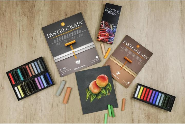 Actual product image Clairefontaine Block PastelGrain n°2 24x30 cm 12 Blatt, 360g - (360 g/m², 120x)
