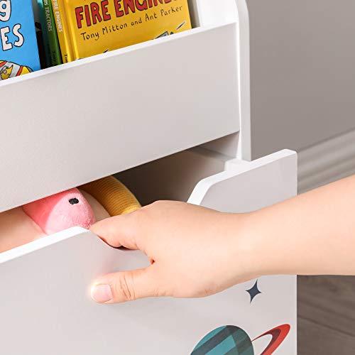 Actual product image Songmics Kinderregal weiss 62,5 x 29,5 x 70,0 cm