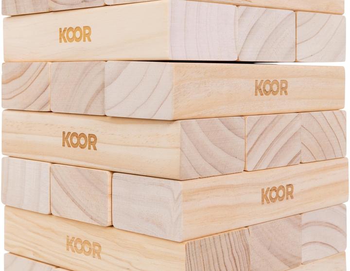 Actual product image Koor Jenga XXXL (French, German, Italian, 2 - 6 Players)