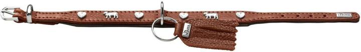 Actual product image Hunter Collar Munich Mini 30/XS, cowhide, cognac/black (XS, Dog, General)