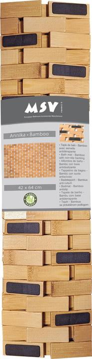 Actual product image spirella Bambusmatte Annika 40x60 Rose Pale - Polypropylen (60 x 3 cm)