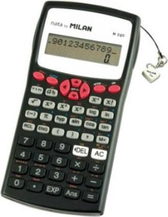 Actual product image Calculator Scientific calculator 240 functions red (Batteries)