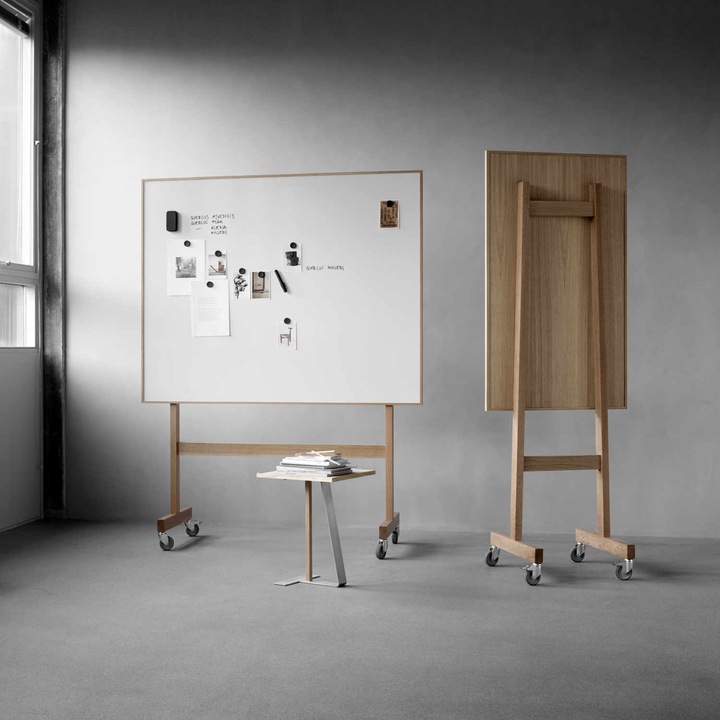 Actual product image Lintex Wood Mobile Whiteboard Writing Board (71 x 5 cm)