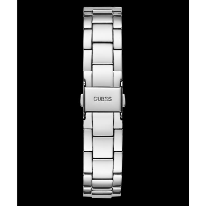 Produktbild Guess P SLV CS W/ BAGUETTE CRYS / SUN SLV DATE DL / P SLV BRCT Armbanduhr (34 mm)