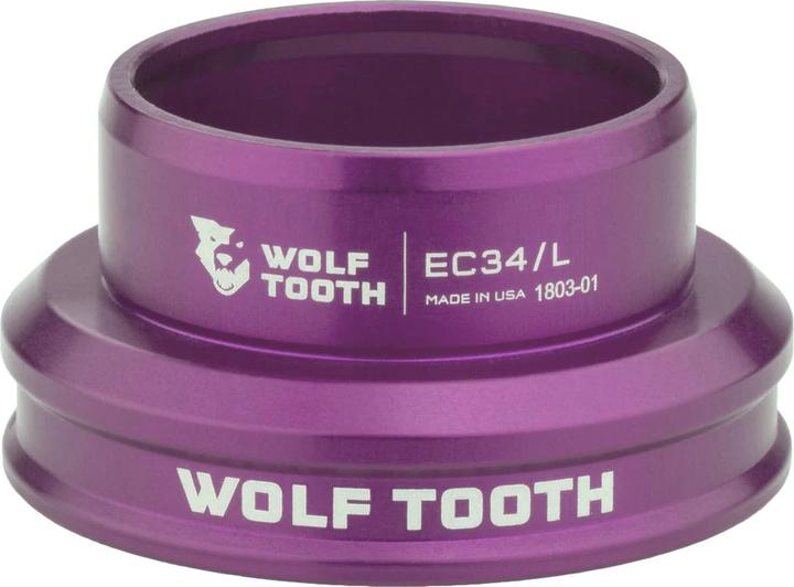 Wolf Tooth Premium Headset Lower, 1 1/8", EC34/30, ultraviolet purple