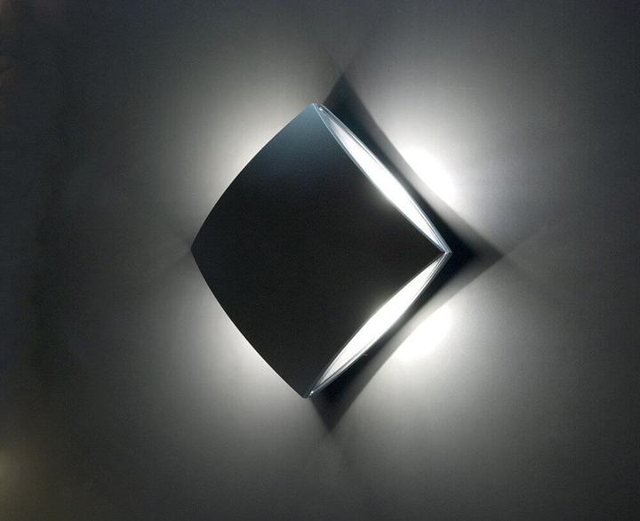 Actual product image Elstead Lighting Elva LED outdoor wall light graphite IP54 (760 lm)