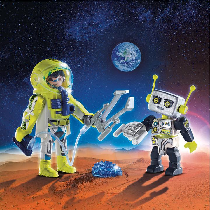 Image du produit Playmobil Duo spationaute et robot (9492)
