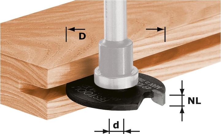 Produktbild Festool Scheibennutfräser HW D40x5