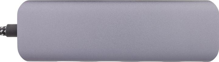 Immagine prodotto InLine Hub USB 3.2 Type-C a 4x A 10Gb/s custodia in metallo grigio (USB-C, 4 porte)