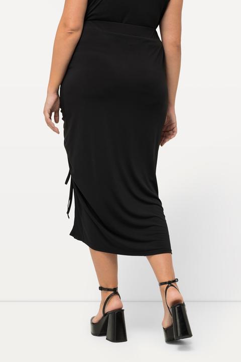 Actual product image Ulla Popken Gathered Ruched Front Skirt (54)