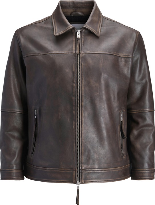 Produktbild Jack & Jones Plus Size Lederjacke Lederjacke (3XL)