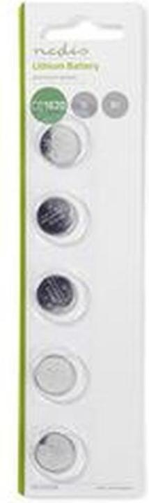 Image du produit Nedis Pile bouton au lithium CR1 620, 3 V, 5 pièces (5 pcs, CR1620)