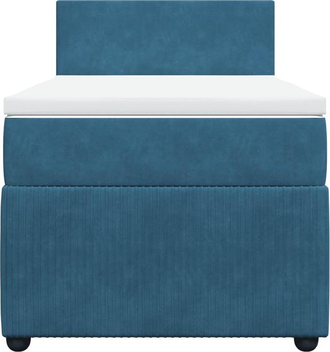 Produktbild VidaXL Bo x springbett mit Matratze 160 x 200 cm Samt (160 x 200 cm, 160 x 200 cm)
