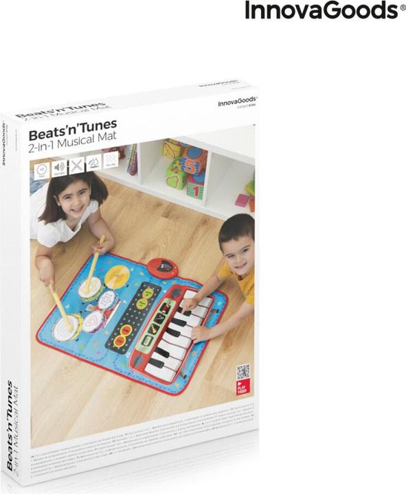 Produktbild InnovaGoods 2 in 1 Spielmatte Beats'n'Tunes (Bulgarisch, Dänisch, Deutsch, Englisch, Estnisch, Finnisch, Französisch, Griechisch, Italienisch, Kroatisch, Lettisch, Litauisch, Niederländisch, Norwegisch, Polnisch, Portugiesisch, Rumänisch, Russisch, Schwedisch, Slowakisch, Slowenisch, Spanisch, Tschechisch, Ungarisch)
