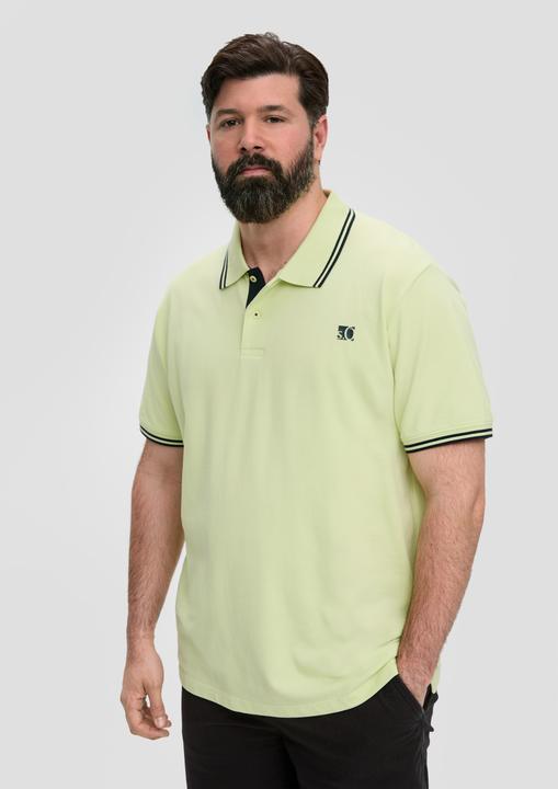 Produktbild S.Oliver Polo-Shirt Poloshirt aus Baumwolle mit Logo-Detail (XXL)