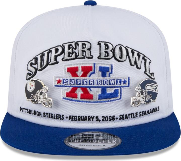 Actual product image New Era Golfer Cap - Super Bowl Xl Pin Steelers Seahawks (One size)