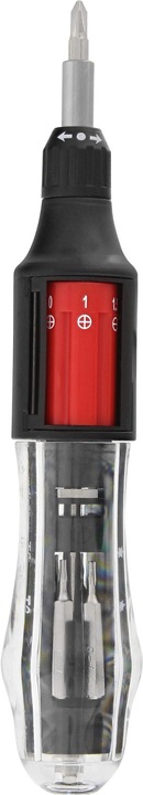 Produktbild InLine ® Ratschenschraubendreher 10-IN-1 mini, Bit-Schnellwechsel-System mit magnetischem Bithalter