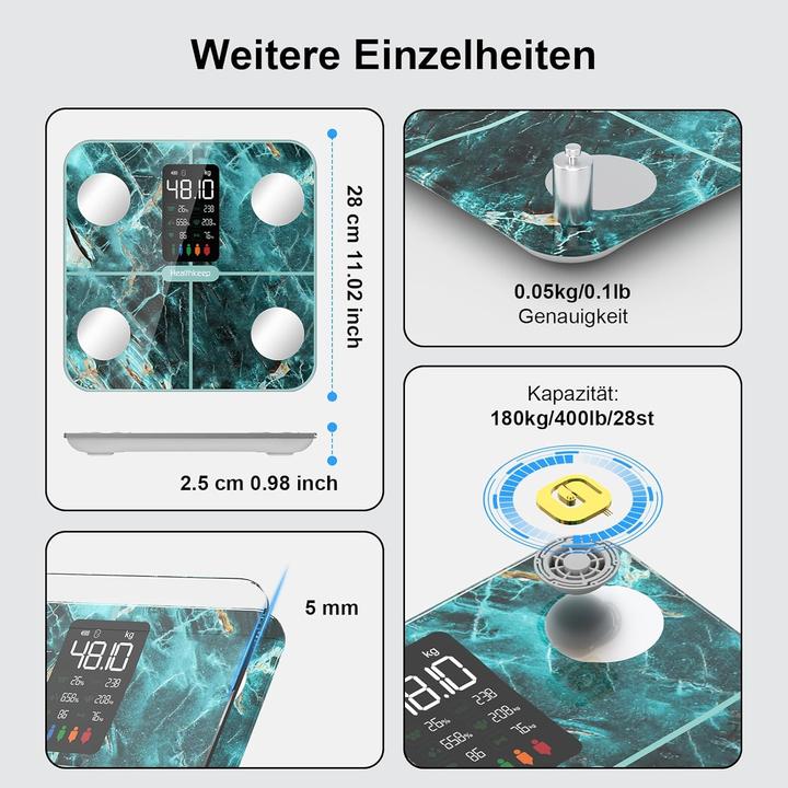 Actual product image Healthkeep Körperanalysewaage (180 kg)