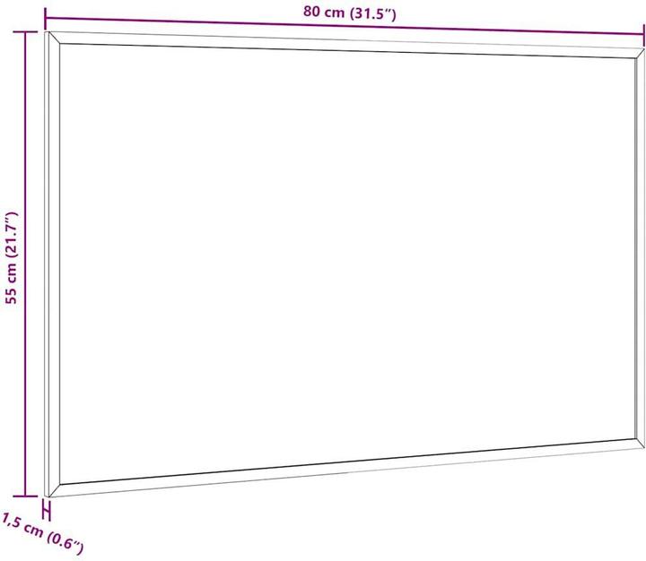 Image du produit vidaXL magnetisches Whiteboard (80 x 55 cm)