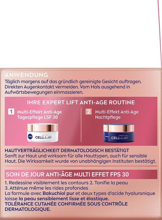 Actual product image NIVEA Cellular Expert Lift Day Care (50 ml, Day cream, SPF 30)