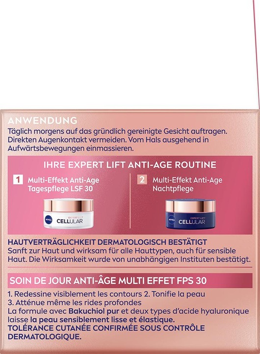 Actual product image NIVEA Cellular Expert Lift Day Care (50 ml, Day cream, SPF 30)