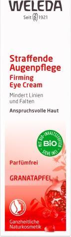 Actual product image Weleda Pomegranate Firming Eye Cream (Eye Care Cream, 10 ml)