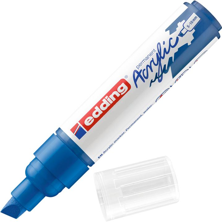 Produktbild Edding Acrylmarker 5000 Breit (Enzianblau, 10 mm, 1 x)