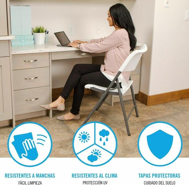 Actual product image Lifetime Ultra-Resistant Folding Chairs