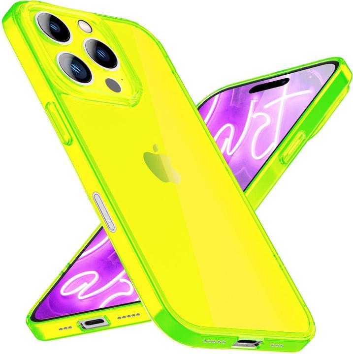 Immagine prodotto Nalia Copertura in silicone trasparente al neon (Apple iPhone 16 Pro Max)