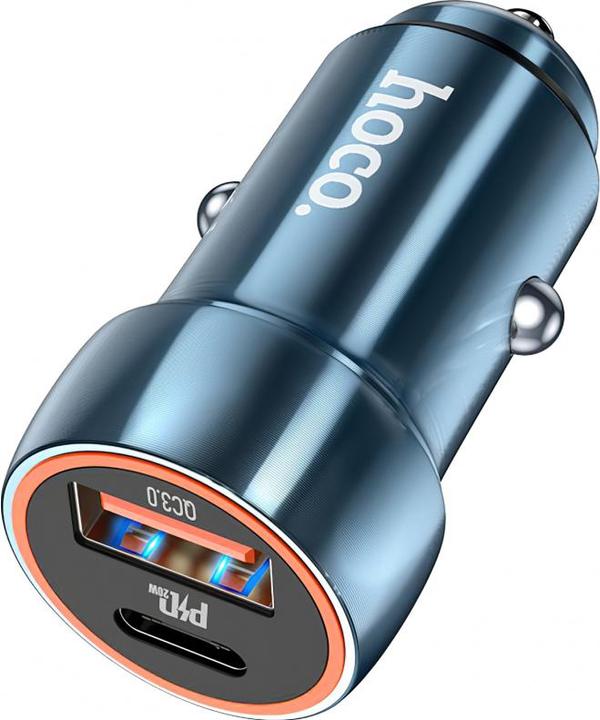 Hoco Z46A, 20W, 3A, 1 x USB-A - 1 x USB-C, blau