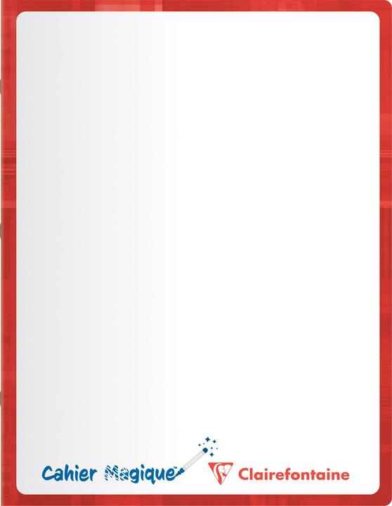 Actual product image Clairefontaine Cahier Magique (17 x 22 cm, Checked, Hardcover)
