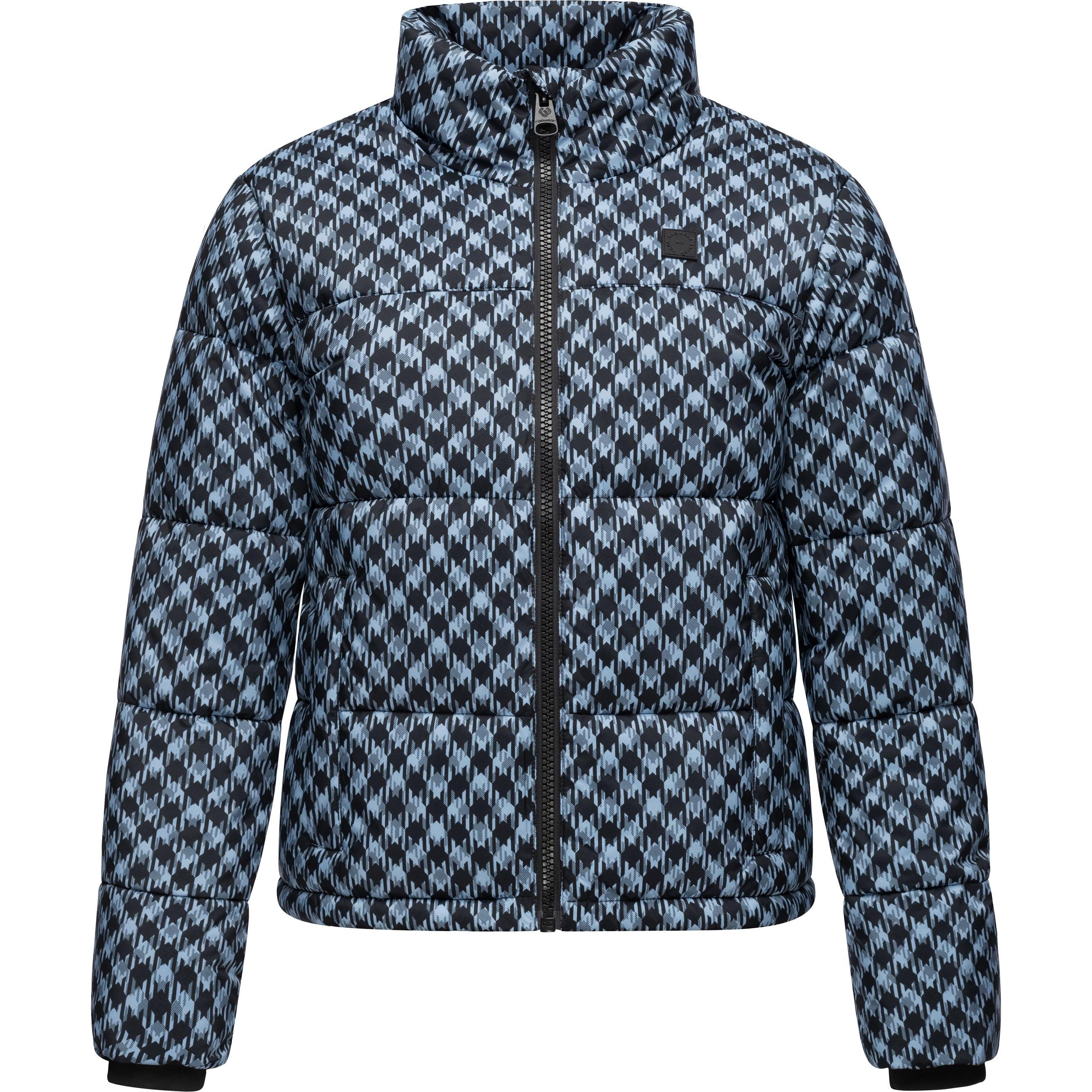 Ragwear, Damen, Jacke, Serah Print (6XL), Weiss, 6XL