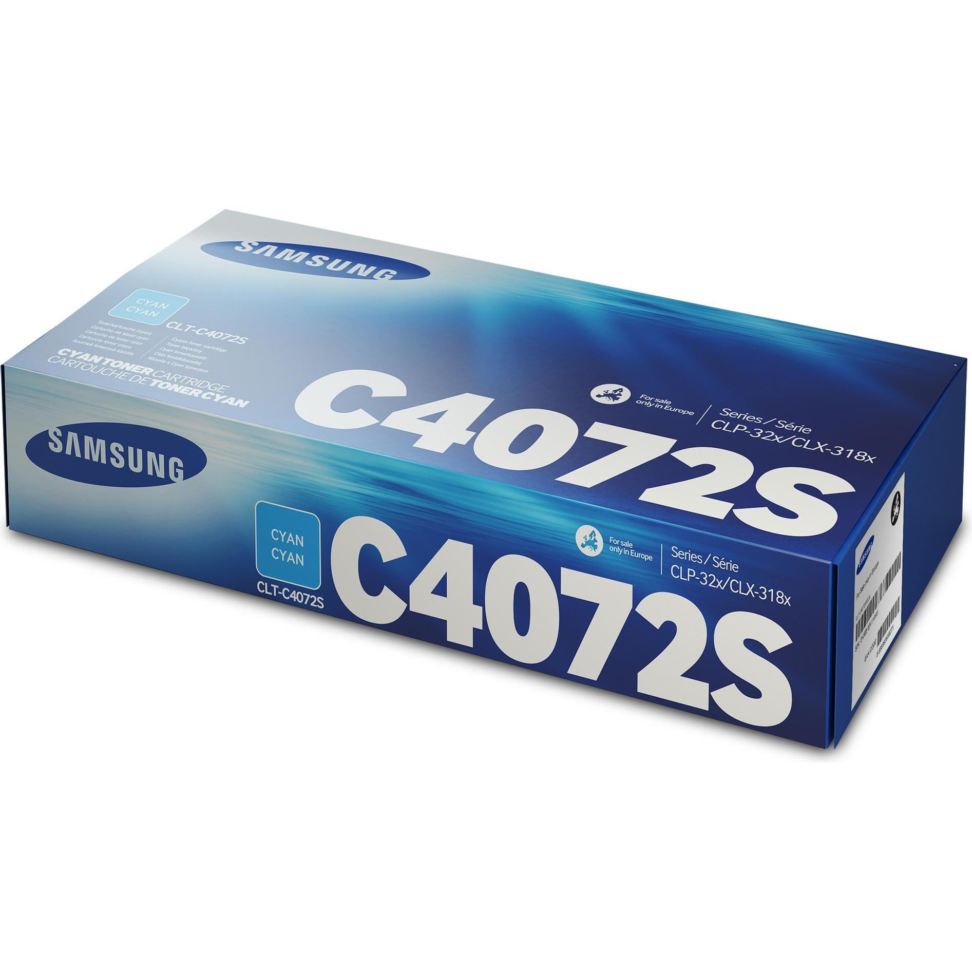 Thumbnail - Samsung, Toner, CLT-C4072S - Cyan - Original - Tonerpatrone (C)