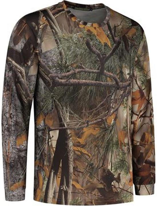 Actual product image Stealth Gear T-shirt long sleeve camo forest print size S (S)