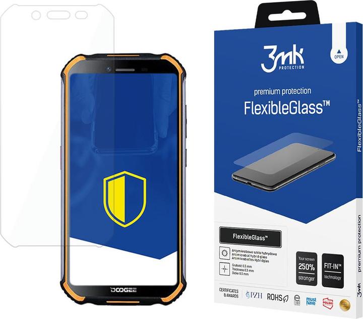 Produktbild 3MK Doogee S40 Pro – FlexibleGlass™ (1 Stück, Doogee S40 Pro)