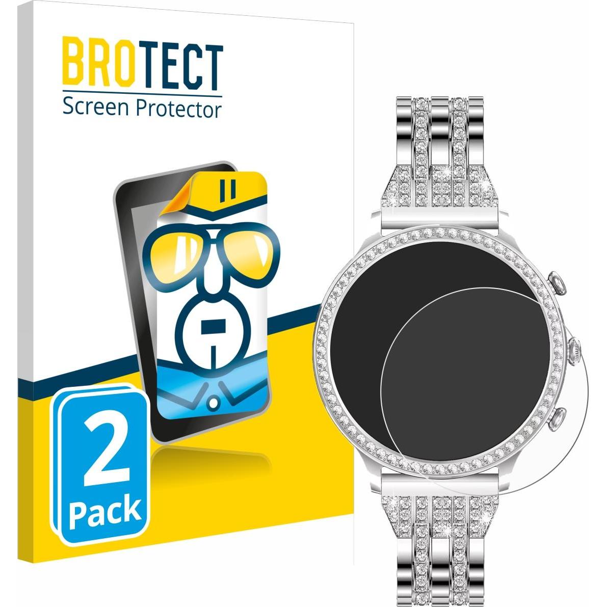 BROTECT Schutzfolie Displayschutz Displayschutzfolie Folie Klar Transparent, Smartwatch Schutzfolie, Transparent
