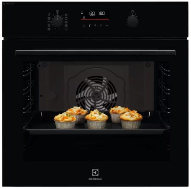 Electrolux LOD6F77WZ SteamBake 600 Katalyse Dampfbackofen Schwarz