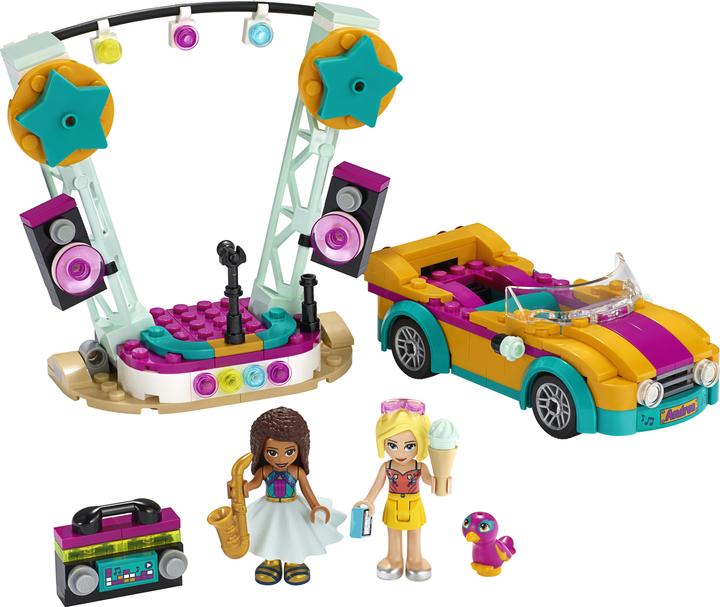 Produktbild LEGO Friends Andreas Bühne & Auto (41390)