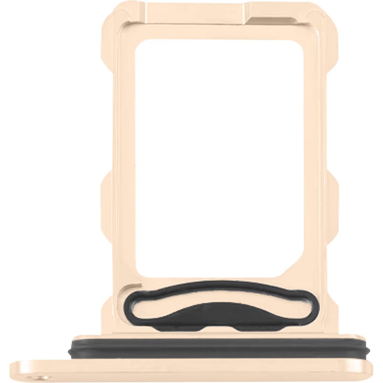 Clappio SIM-Kartenhalter Ersatzteil (iPhone 16 Pro Max), Mobilgerät Ersatzteile, Grau