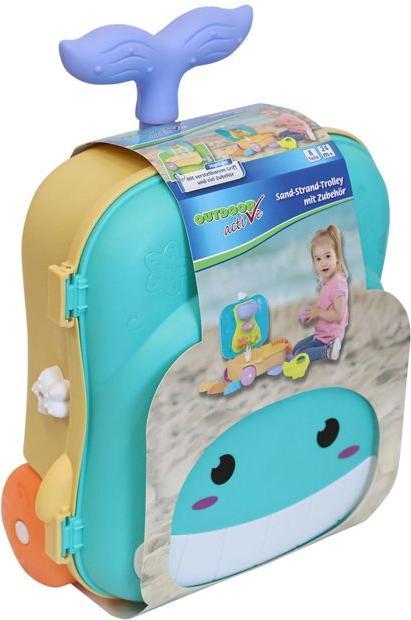 Outdoor Active Trolley pour le sable et la plage, accessoires inclus
