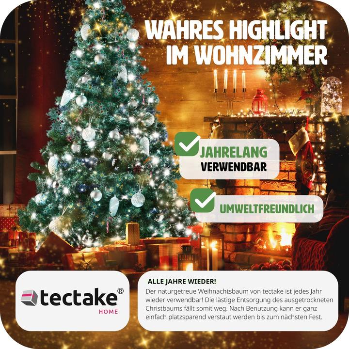 Produktbild tectake Künstlicher Weihnachtsbaum (180 cm)