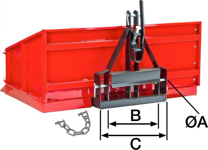 Actual product image Dema Heckcontainer Basic 100 Heckmulde Transportcontainer Mulde (200 l)