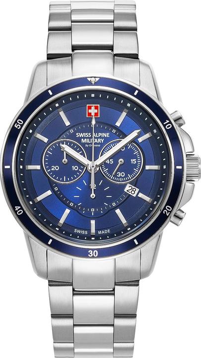 Immagine prodotto Swiss Alpine Military 7089.9135 Cronografo Uomo 44mm 10ATM (Cronografo, 44 mm)