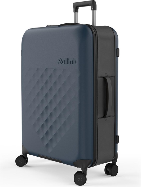 Immagine prodotto Rollink Valigia rigida / Trolley / Valigia da viaggio - Vega 360 - 76 cm - Blauw (105 l, L (90 - 115l))