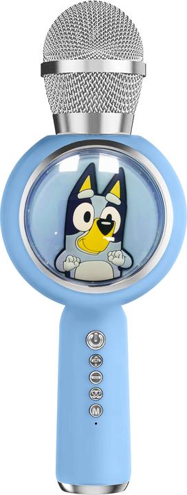 OTL Children's LED karaoke microphone with micro SD card slot and funny voice distorter, long running