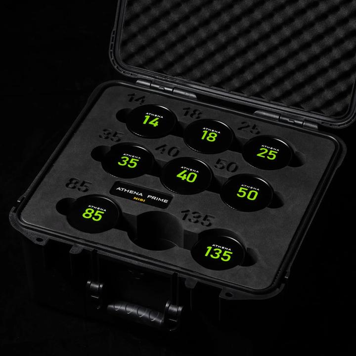 Nisi ATHENA Cinema Lens Hardshell Case for 9 Lenses (Fits 9 x Athena Cinema Lenses) - Black (Objektivtasche)