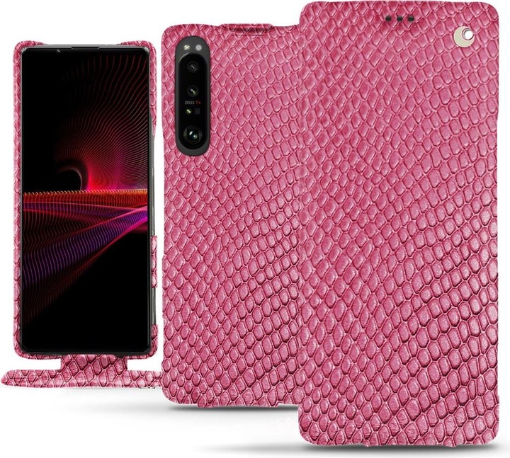 Actual product image Noreve Leather cover vertical (Sony Xperia 1 III)