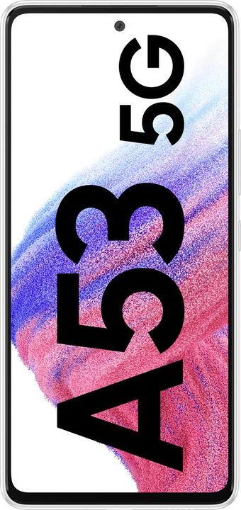 Immagine prodotto Samsung Galaxy A53 5G EU (256 GB, Awesome White, 6.50", Doppia SIM, 5G)