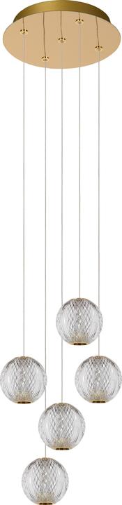 Actual product image Lucide CINTRA - Pendants - Ø 32 cm - LED - 1x21W 2700K - Transparent 13499/22/60 (290 lm)